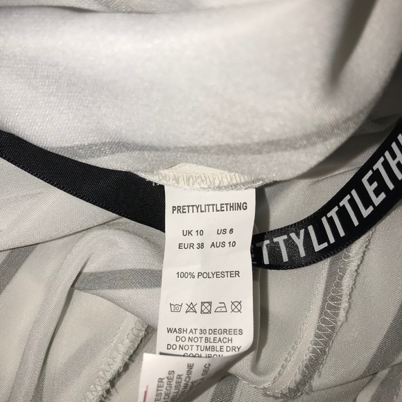 PRETTY LITTLE THING Striped Wide Leg Trousers - Picture 6 of 6